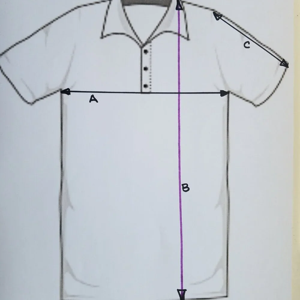 Bad Birdie Men's XL Flora Fiesta Core Golf Polo Peach Multicolor NWT - Picture 7 of 7